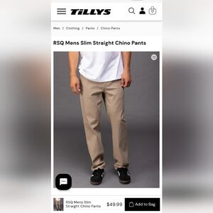 RSQ Chino pants 32x32 khaki